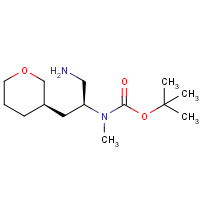 CAS:942145-27-9 | OR350546 | tert-Butyl ((S)-1-amino-3-((R)-tetrahydro-2H-pyran-3-yl)propan-2-yl)(methyl)carbamate
