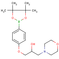 CAS: 756520-73-7 | OR3510 | 4-(2-Hydroxy-3-morpholin-4-ylpropoxy)benzeneboronic acid, pinacol ester
