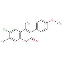 CAS:262591-09-3 | OR351097 | 6-Chloro-4,7-dimethyl-3-(4?-methoxyphenyl)coumarin