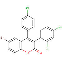 CAS: 263365-08-8 | OR351135 | 6-Bromo-4-(4?-chlorophenyl)-3-(2?,4?-dichlorophenyl)coumarin