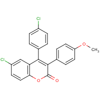 CAS:263364-79-0 | OR351144 | 6-Chloro-4-(4?-chlorophenyl)-3-(4?-methoxyphenyl)coumarin