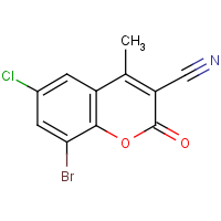 CAS: 331821-06-8 | OR351152 | 8-Bromo-6-chloro-3-cyano-4-methylcoumarin