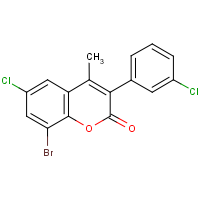 CAS: 332104-53-7 | OR351177 | 8-Bromo-6-chloro-3-(3?-chlorophenyl)-4-methylcoumarin
