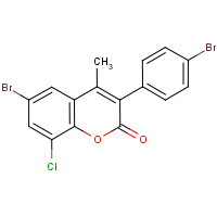 CAS: 332104-46-8 | OR351181 | 6-Bromo-3-(4?-bromophenyl)-8-chloro-4-methylcoumarin