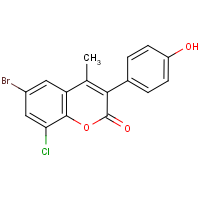 CAS: 331821-13-7 | OR351183 | 6-Bromo-8-chloro-3-(4?-hydroxyphenyl)-4-methylcoumarin