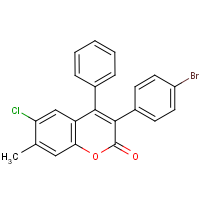 CAS: 332104-48-0 | OR351227 | 3-(4?-Bromophenyl)-6-chloro-7-methyl-4-phenylcoumarin