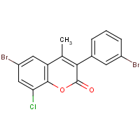 CAS:720676-33-5 | OR351271 | 6-Bromo-3-(3?-bromophenyl)-8-chloro-4-methylcoumarin