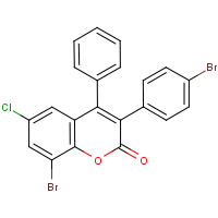 CAS: 331820-98-5 | OR351302 | 8-Bromo-3-(4?-bromophenyl)-6-chloro-4-phenylcoumarin