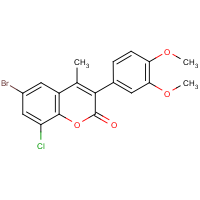 CAS: 720673-26-7 | OR351305 | 6-Bromo-8-chloro-3-(3?,4?-dimethoxyphenyl)-4-methylcoumarin