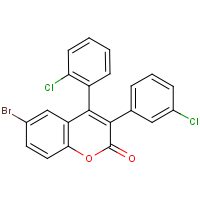 CAS: 332104-55-9 | OR351306 | 6-Bromo-3-(3?-chlorophenyl)-4(2?-chlorophenyl)coumarin