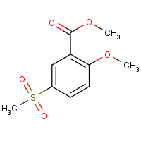 CAS:63484-12-8 | OR3570 | Methyl 2-methoxy-5-(methylsulphonyl)benzoate