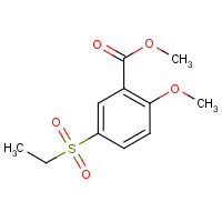 CAS:62140-67-4 | OR3571 | Methyl 5-(ethylsulphonyl)-2-methoxybenzoate