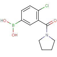 CAS: 871332-75-1 | OR360060 | 4-Chloro-3-(pyrrolidine-1-carbonyl)phenylboronic acid