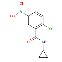 CAS:871332-73-9 | OR360076 | 4-Chloro-3-(cyclopropylcarbamoyl)phenylboronic acid
