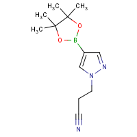 CAS: 1022092-33-6 | OR360147 | 3-(4-(4,4,5,5-Tetramethyl-1,3,2-dioxaborolan-2-yl)-1H-pyrazol-1-yl)propanenitrile