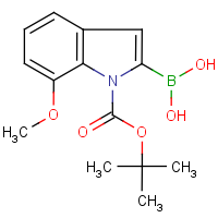 CAS: 913835-81-1 | OR3602 | 7-Methoxy-1H-indole-2-boronic acid, N-BOC protected