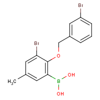 CAS: 849052-16-0 | OR360412 | 3-Bromo-2-(3'-bromobenzyloxy)-5-methylphenylboronic acid