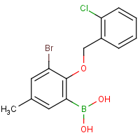 CAS: 849052-17-1 | OR360413 | 3-Bromo-2-(2'-chlorobenzyloxy)-5-methylphenylboronic acid