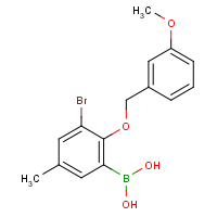 CAS: 849062-23-3 | OR360448 | 3-Bromo-5-methyl-2-(3'-methoxybenzyloxy)phenylboronic acid