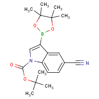 CAS: 1185427-07-9 | OR360722 | 1-BOC-5-cyanoindole-3-boronic acid, pinacol ester