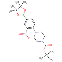 CAS: 940284-94-6 | OR360741 | 4-(4-BOC-Piperazino)-3-nitrophenylboronic acid, pinacol ester