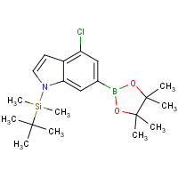 CAS:1256360-33-4 | OR360848 | 1-(tert-Butyldimethylsilyl)-4-chloroindole-6-boronic acid, pinacol ester
