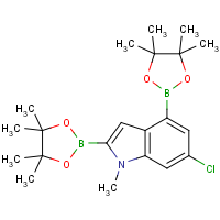 CAS: 1256360-39-0 | OR360964 | 6-Chloro-1-methylindole-2,4-diboronic acid, pinacol ester