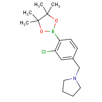 CAS: 1256360-54-9 | OR360994 | 2-Chloro-4-pyrrolidinomethylphenylboronic acid, pinacol ester