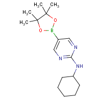 CAS:1218789-35-5 | OR361058 | 2-(Cyclohexylamino)pyrimidine-5-boronic acid, pinacol ester
