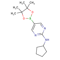 CAS: 1202805-22-8 | OR361066 | 2-(Cyclopentylamino)pyrimidine-5-boronic acid, pinacol ester