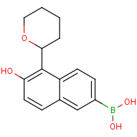 CAS:1150114-57-0 | OR361275 | 6-Hydroxy-5-(tetrahydropyran-2-yl)naphthalene-2-boronic acid