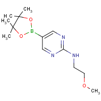 CAS: 1202805-24-0 | OR361358 | 2-(2-Methoxyethylamino)pyrimidine-5-boronic acid, pinacol ester