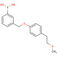 CAS: 871126-26-0 | OR361360 | 3-((4'-(2-Methoxyethyl)phenoxy)methyl)phenylboronic acid