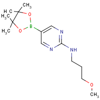 CAS: 1218789-31-1 | OR361395 | 2-(3-Methoxypropylamino)pyrimidine-5-boronic acid, pinacol ester