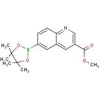 CAS: 1220418-81-4 | OR361487 | Methyl 6-(4,4,5,5-tetramethyl-1,3,2-dioxaborolan-2-yl)quinoline-3-carboxylate