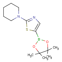 CAS: 1350755-62-2 | OR361551 | 2-Piperidin-1-yl-thiazole-5-boronic acid, pinacol ester