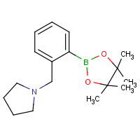 CAS: 1150271-49-0 | OR361587 | 2-(Pyrrolidinomethyl)phenylboronic acid, pinacol ester