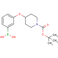CAS:1224449-32-4 | OR361608 | [3-({1-[(tert-Butoxy)carbonyl]piperidin-4-yl}oxy)phenyl]boronic acid