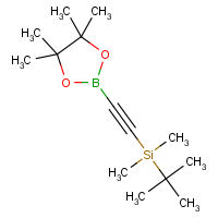 CAS:1073355-02-8 | OR361614 | 2-((tert-Butyldimethylsilanyl)ethynyl) boronic acid, pinacol ester