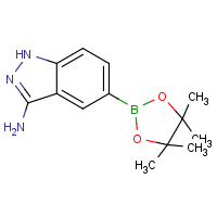 CAS:953411-16-0 | OR361642 | 5-(4,4,5,5-Tetramethyl-1,3,2-dioxaborolan-2-yl)-indazol-3-amine