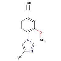 CAS: 1093980-57-4 | OR370024 | 1-(4-Ethynyl-2-methoxyphenyl)-4-methyl-1H-Imidazole