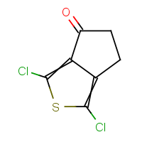 CAS: 7687-79-8 | OR370103 | 1,3-Dichloro-5,6-dihydro-4H-cyclopenta[c]thiophen-4-one