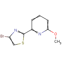 CAS: 1415559-65-7 | OR370111 | 4-Bromo-2-(6-methoxypyridin-2-yl)thiazole