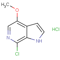 CAS: 917918-83-3 | OR370114 | 7-Chloro-4-methoxy-1H-pyrrolo[2,3-c]pyridine hydrochloride