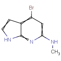 CAS: 1935288-47-3 | OR370118 | 4-Bromo-N-methyl-1H-pyrrolo[2,3-b]pyridin-6-amine