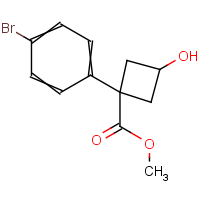 CAS: 1432059-59-0 | OR370129 | Methyl 1-(4-bromophenyl)-3-hydroxycyclobutanecarboxylate