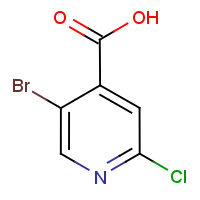 CAS: 886365-31-7 | OR3702 | 5-Bromo-2-chloroisonicotinic acid