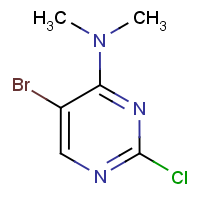 CAS: 57054-86-1 | OR3707 | 5-Bromo-2-chloro-4-(dimethylamino)pyrimidine