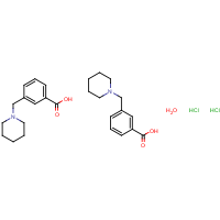 CAS:863991-96-2 | OR3799 | 3-(Piperdin-1-ylmethyl)benzoic acid hydrochloride hemihydrate