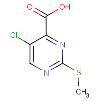 CAS: 61727-33-1 | OR3810 | 5-Chloro-2-(methylsulphanyl)pyrimidine-4-carboxylic acid